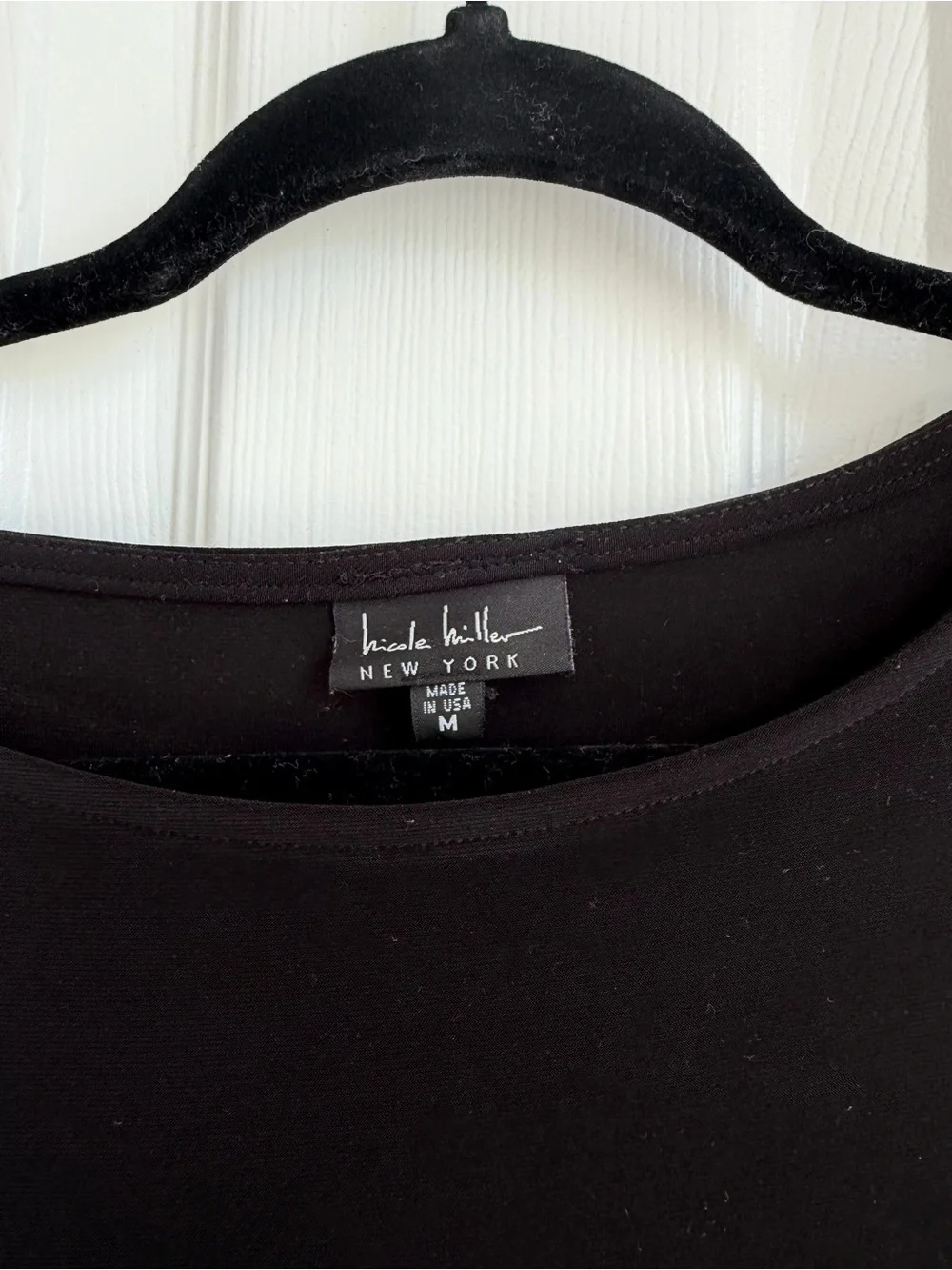 Nicole Miller Black Sleeveless Tiered Mini Dress - Picture 2 of 2